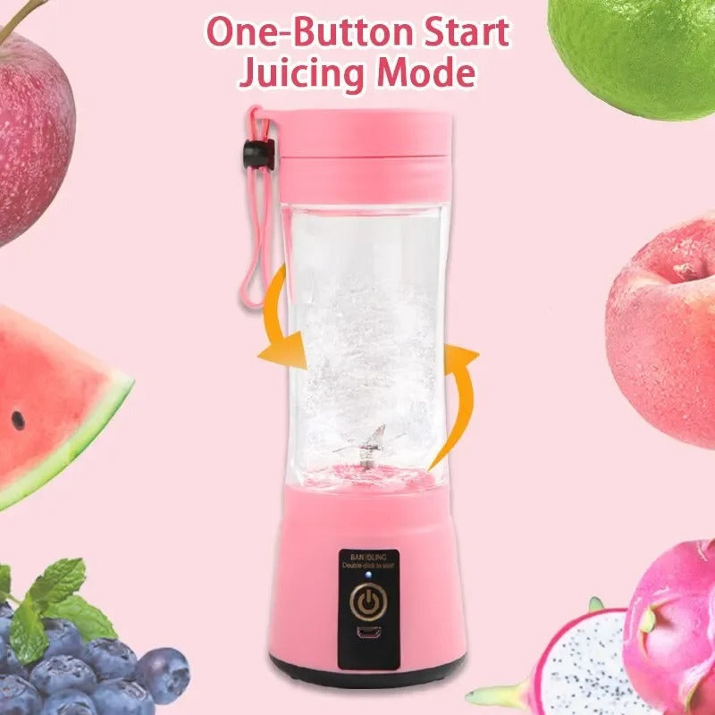 USB-Powered Mini Fruit Blender for Summer Juices on the Go!