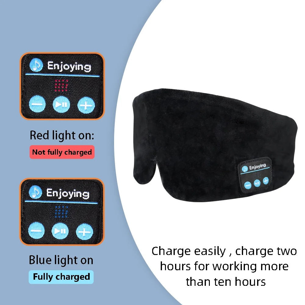 Bluetooth Sleep Headphones Mask: Wireless, Cooling, Travel-Ready