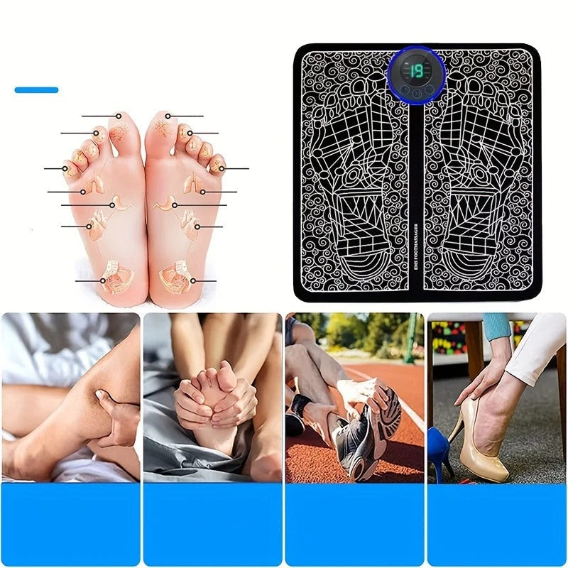 USB-Charged Foot Massager Pad